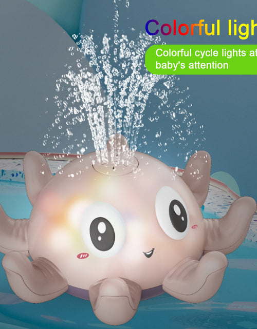 Load image into Gallery viewer, Children&#39;s Automatic Water Spray Bath Toys Bath Fun Toys With Flashing Water Spray Toy Baby Swimming Shower With Toys New
