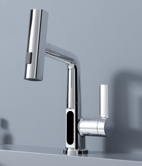 Load image into Gallery viewer, Intelligent Digital Display Faucet Pull-out Basin Faucet Temperature Digital Display Rotation
