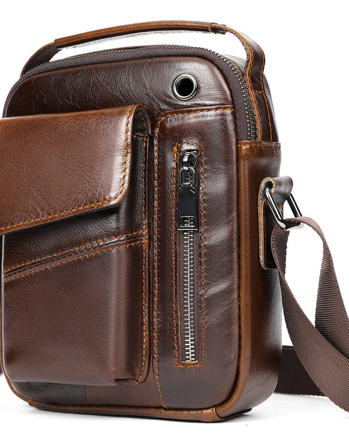 Load image into Gallery viewer, Men&#39;s Business Minimalist Leather Crossbody Bag
