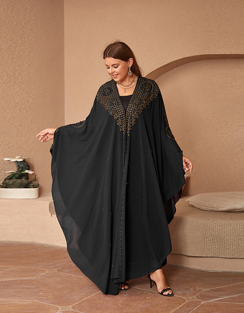 Load image into Gallery viewer, High-definition Muslim Shawl Hooded Cloak
