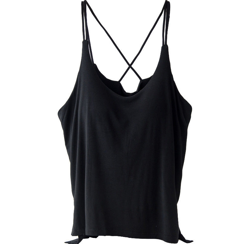 Women's Padded And Beautiful Back Camisole Vest