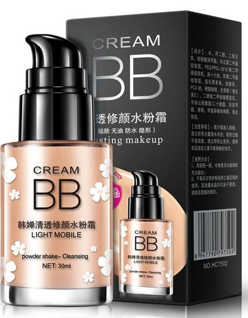 Load image into Gallery viewer, Clear and sleek hydrating cream nude makeup BB cream makeup concealer moisturizing BB cream
