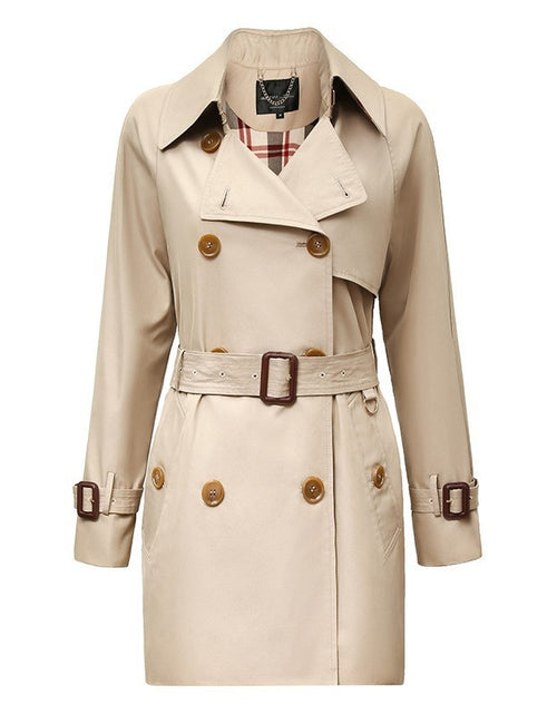 Load image into Gallery viewer, Women&#39;s Trench Coat Mid-length Korean Style Spring And Autumn
