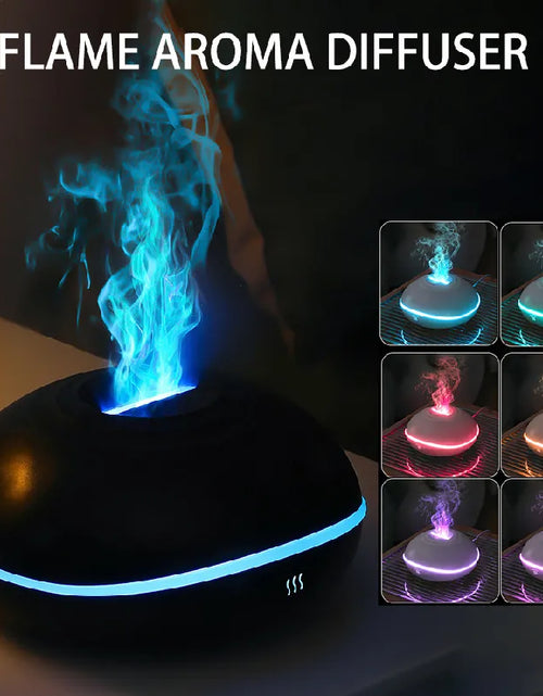 Load image into Gallery viewer, Colorful Flame Air Humidifier Aroma Diffuser Portable USB Car Aromatherapy Humidifiers Essential Oils Fragrance Diffusers
