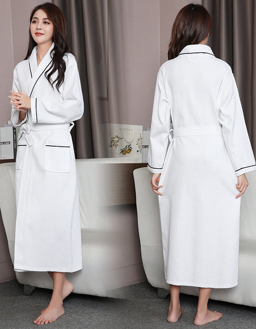 Load image into Gallery viewer, Thin Bathrobe Cotton Absorbent
