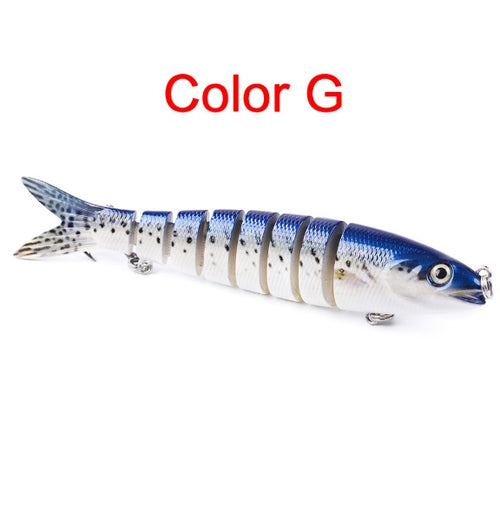 Load image into Gallery viewer, Pike Fishing Lures Artificial Multi Jointed Sections Hard Bait Trolling Pike Carp Fishing Tools
