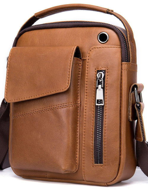 Load image into Gallery viewer, Men&#39;s Business Minimalist Leather Crossbody Bag
