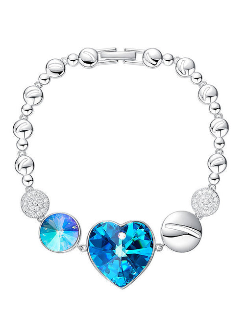 Load image into Gallery viewer, Heart Shaped Women&#39;s Bracelet
