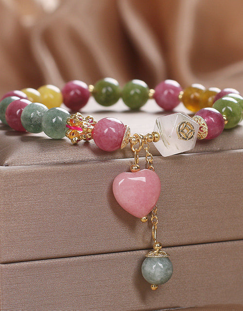 Load image into Gallery viewer, Women&#39;s New Chinese-style Natural Color Tourmaline Bracelet
