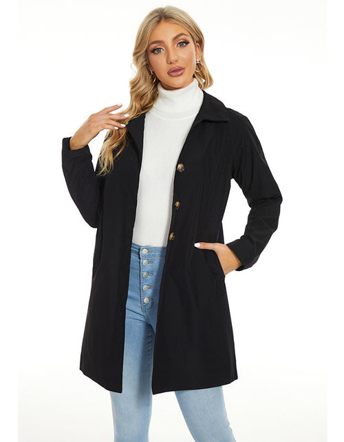 Load image into Gallery viewer, Small British Style Trench Women&#39;s Fashionable Temperament Coat
