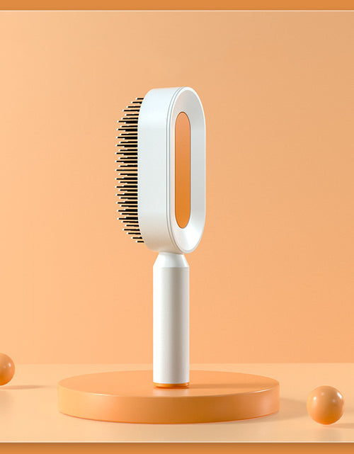 Load image into Gallery viewer, Self Cleaning Hair Brush For Women One-key Cleaning Hair Loss Airbag Massage Scalp Comb Anti-Static Hairbrush
