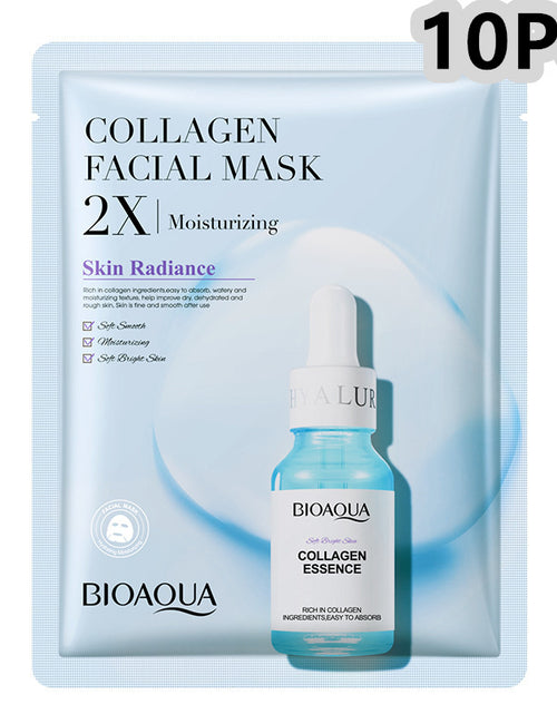 Load image into Gallery viewer, Collagen Face Mask Moisturizing Firming Face Sheet Mask Hyaluronic Acid Facial Masks Beauty Skin Care Gel Skin Care
