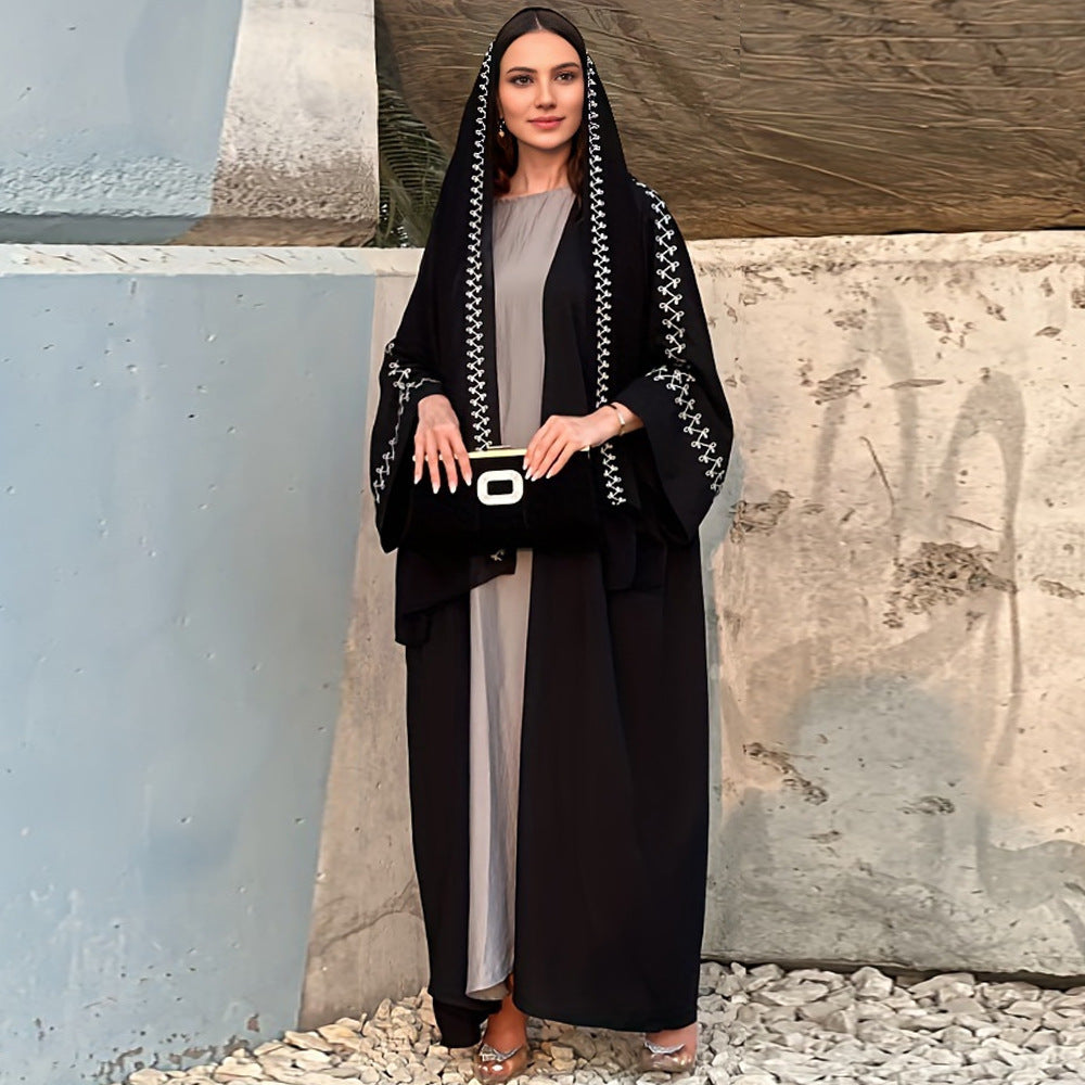 Women's Muslim Fashion Graceful Personality Robe