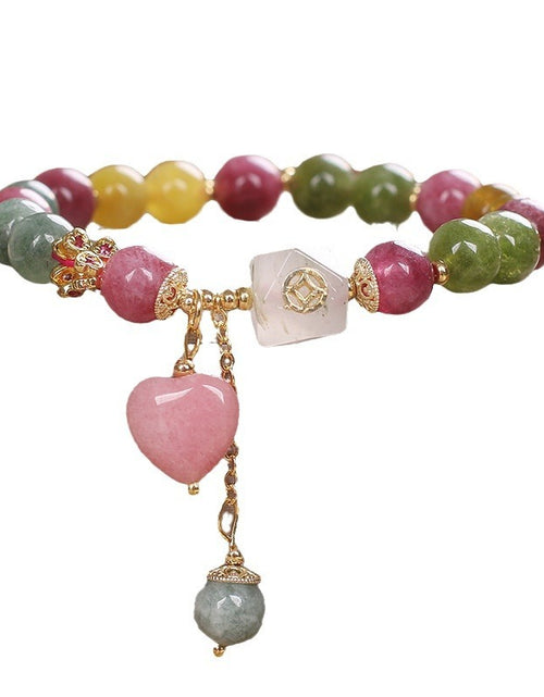 Load image into Gallery viewer, Women&#39;s New Chinese-style Natural Color Tourmaline Bracelet
