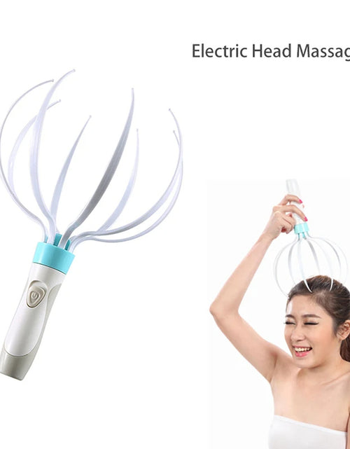 Load image into Gallery viewer, Head Massager Scalp Vibration Massage Eight Claw Electric Household Massager Head Masager Body Care
