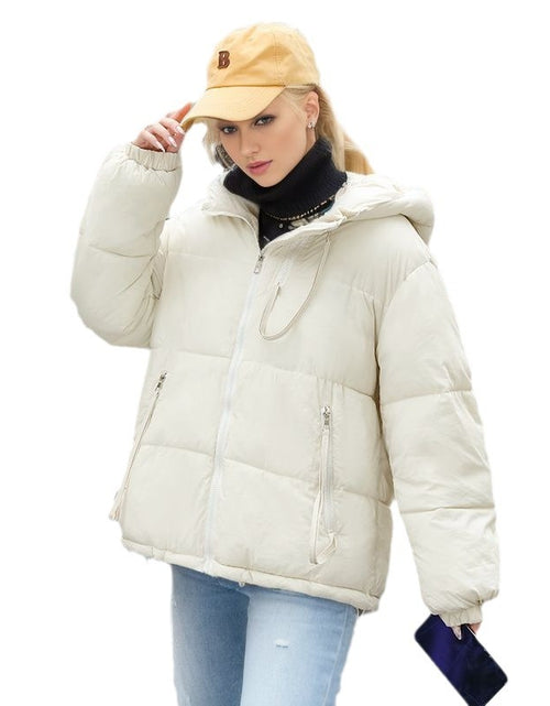 Load image into Gallery viewer, Short Hood Small Thick Fashion Cotton-padded Coat
