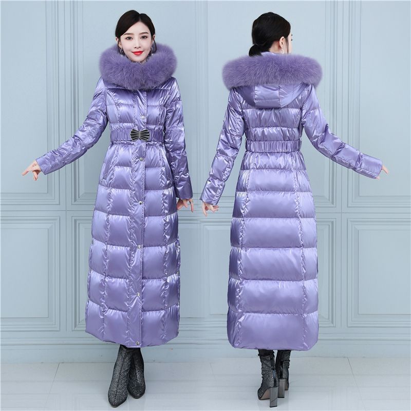 Wash-free Over-the-knee Extra Long Northeast Thickened Lengthened Winter Coat