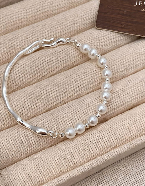 Load image into Gallery viewer, Texture Pearl Bracelet For Women Niche Design
