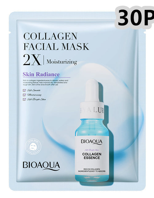 Load image into Gallery viewer, Collagen Face Mask Moisturizing Firming Face Sheet Mask Hyaluronic Acid Facial Masks Beauty Skin Care Gel Skin Care
