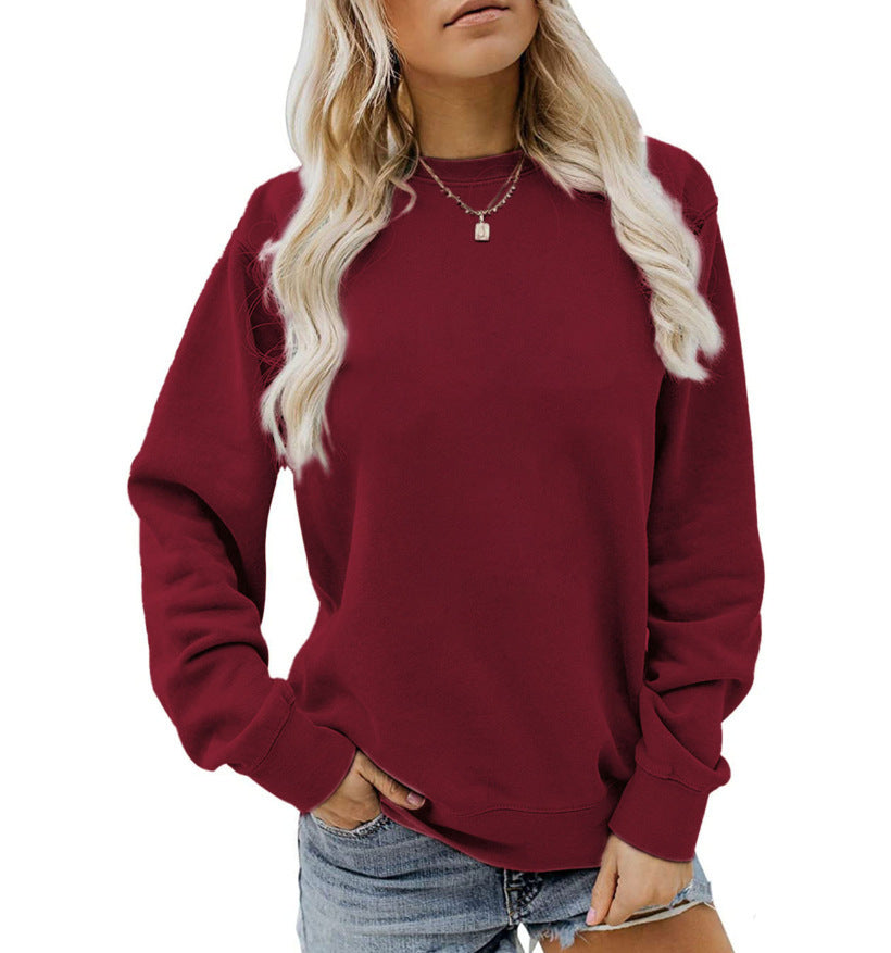 Women's Fashion Casual Long Sleeve Cotton Sweater