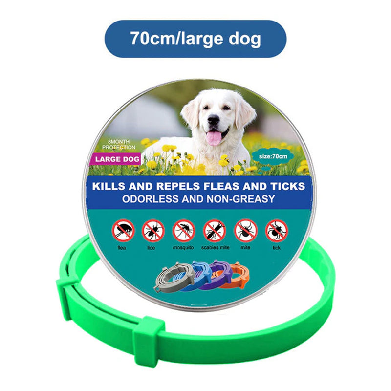 New Pet Dog Cat Collars Veterinary anti Flea and Tick Collar for Cats Dogs Anti-Parasitic Necklace for Large Small Dogs Products