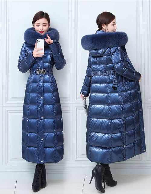 Load image into Gallery viewer, Wash-free Over-the-knee Extra Long Northeast Thickened Lengthened Winter Coat
