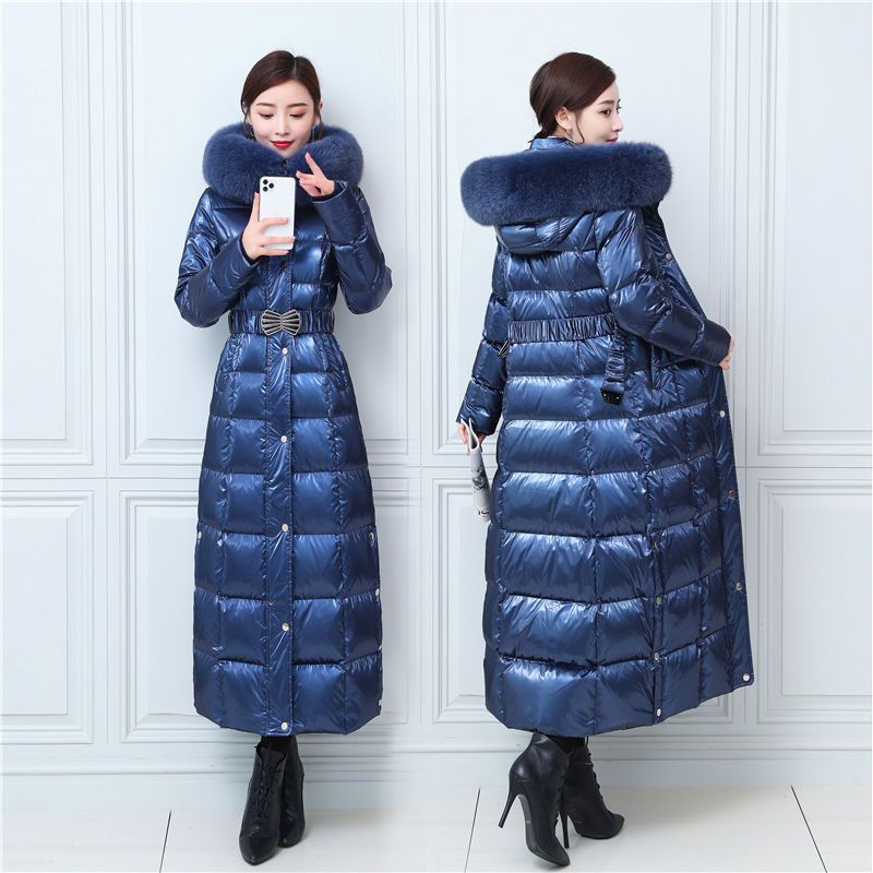 Wash-free Over-the-knee Extra Long Northeast Thickened Lengthened Winter Coat