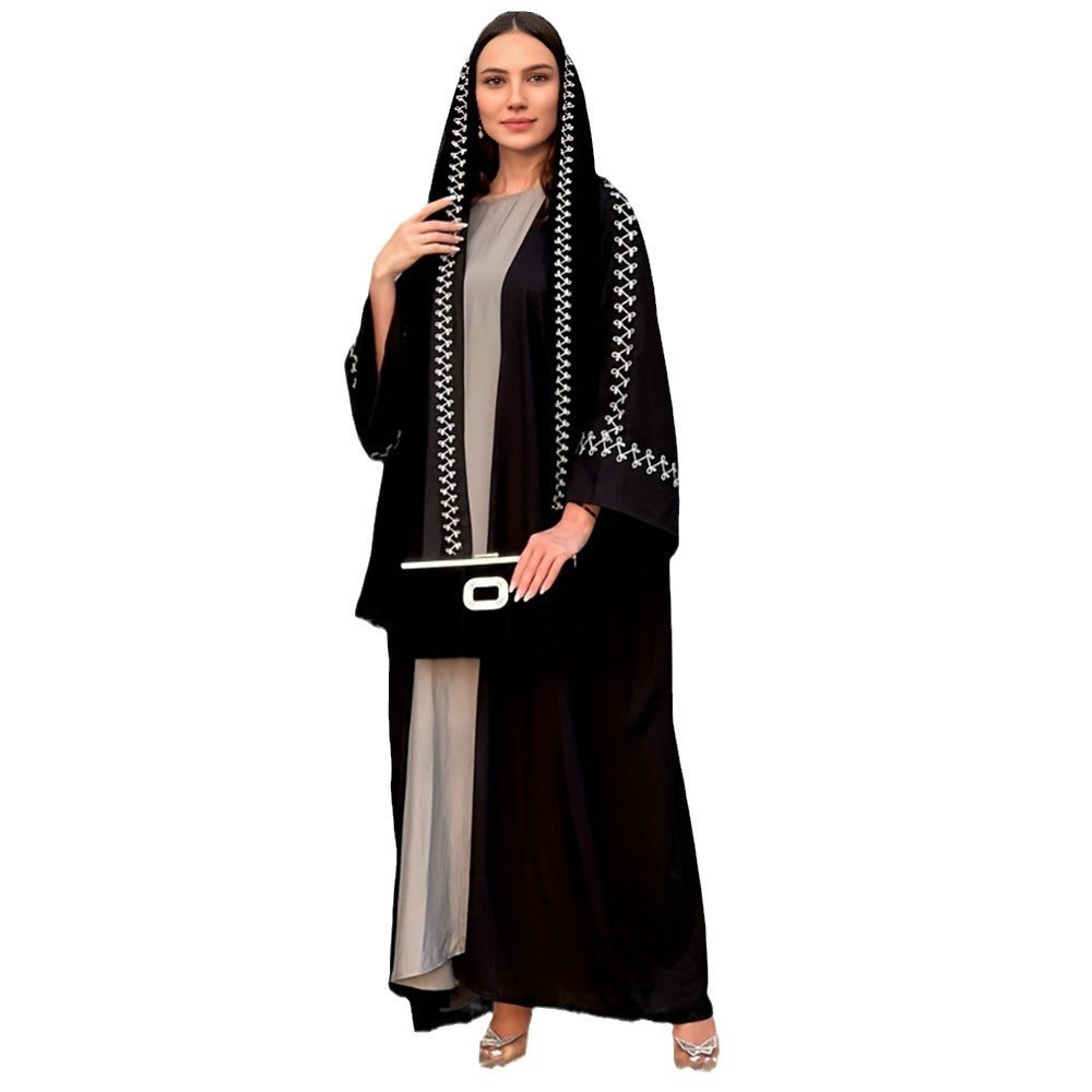 Women's Muslim Fashion Graceful Personality Robe