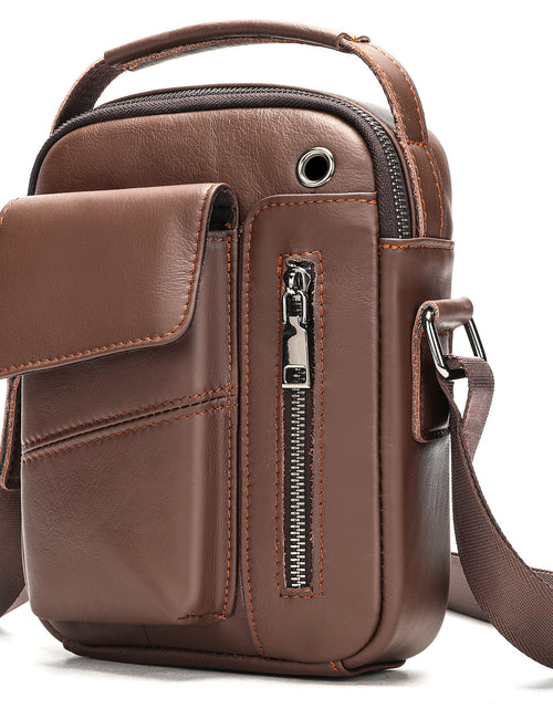 Load image into Gallery viewer, Men&#39;s Business Minimalist Leather Crossbody Bag
