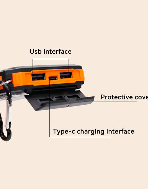 Load image into Gallery viewer, 200000Mah Solar Power Bank Outdoor Wild Fishing Camping Ultra-Large Capacity Mobile Power Portable with Compass Rapid Charging ﻿
