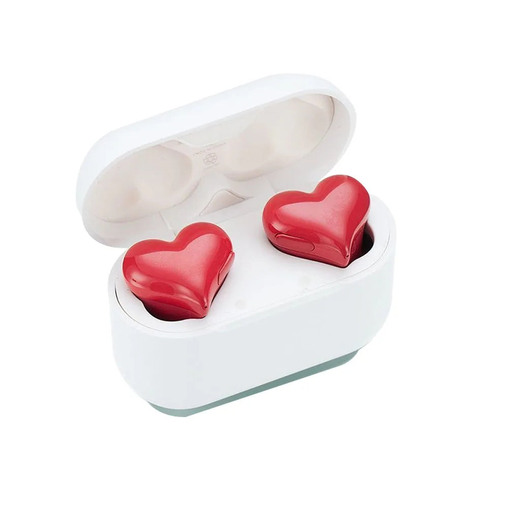 New Wireless Bluetooth Headphones Heart Shaped Earphones Woman Earphone High Quality Heart Earbuds Girl Gift