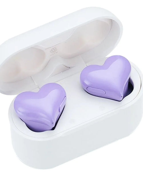 Load image into Gallery viewer, New Wireless Bluetooth Headphones Heart Shaped Earphones Woman Earphone High Quality Heart Earbuds Girl Gift
