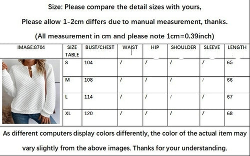 Load image into Gallery viewer, Daily Casual Notched Collar V-shaped Long Sleeve Sweatshirt Women
