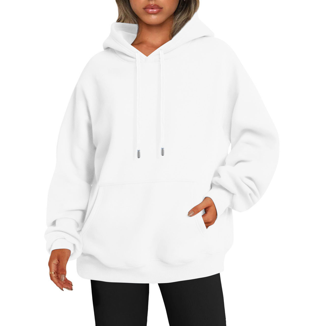 Men's And Women's Fashion Casual Exercise Drop-shoulder Sleeve Hoodie