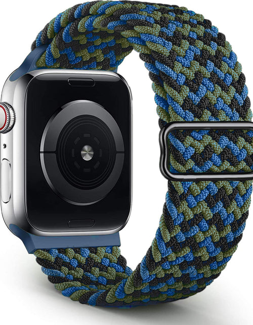 Load image into Gallery viewer, Adjustable Woven Nylon Watchband
