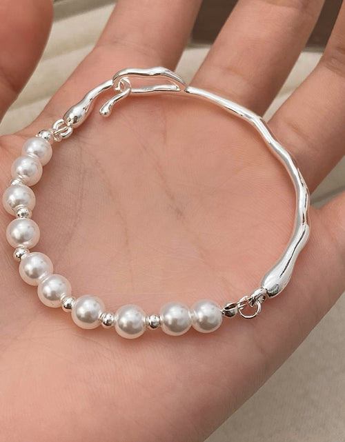 Load image into Gallery viewer, Texture Pearl Bracelet For Women Niche Design
