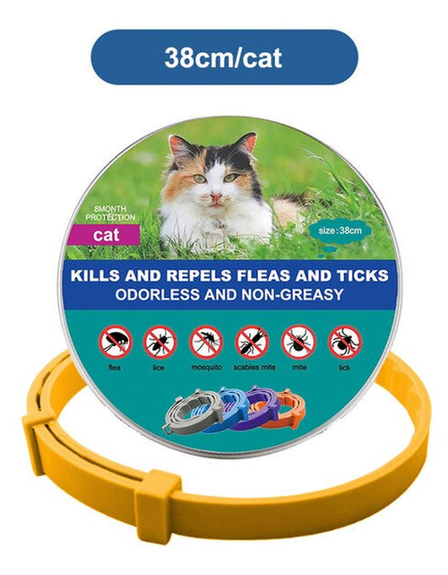 Load image into Gallery viewer, New Pet Dog Cat Collars Veterinary anti Flea and Tick Collar for Cats Dogs Anti-Parasitic Necklace for Large Small Dogs Products
