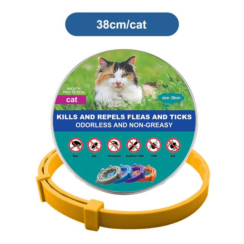 New Pet Dog Cat Collars Veterinary anti Flea and Tick Collar for Cats Dogs Anti-Parasitic Necklace for Large Small Dogs Products