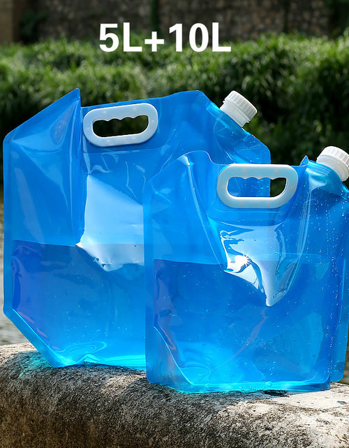 Load image into Gallery viewer, PVC Outdoor Camping Hiking Foldable Portable Water Bags Container
