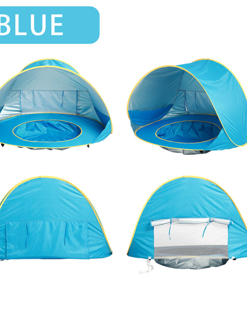 Load image into Gallery viewer, Baby Beach Tent Portable Shade Pool UV Protection Sun Shelter for Infant Outdoor Toys Child Swimming Pool Play House Tent Toys
