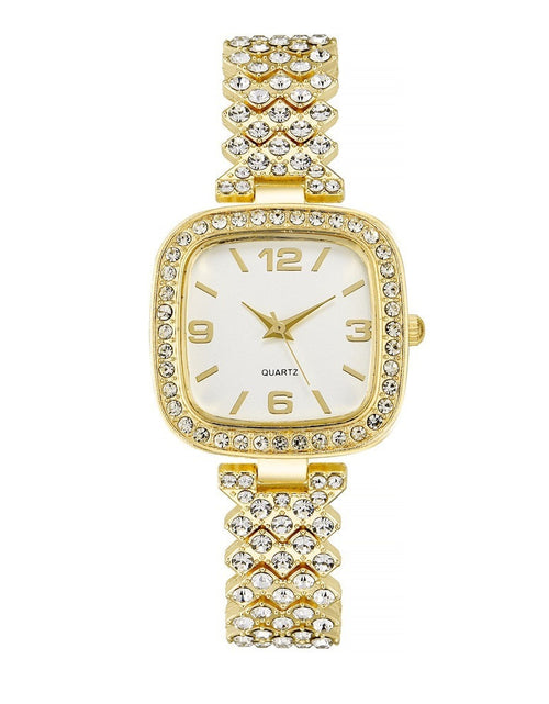 Load image into Gallery viewer, Women&#39;s Diamond Watch Bracelet Two-piece Set
