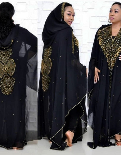 Load image into Gallery viewer, High-definition Muslim Shawl Hooded Cloak
