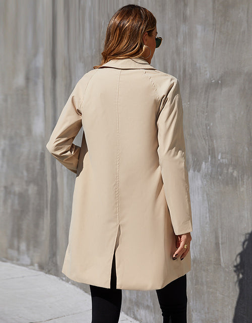 Load image into Gallery viewer, Small British Style Trench Women&#39;s Fashionable Temperament Coat
