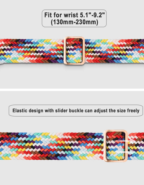 Load image into Gallery viewer, Adjustable Woven Nylon Watchband
