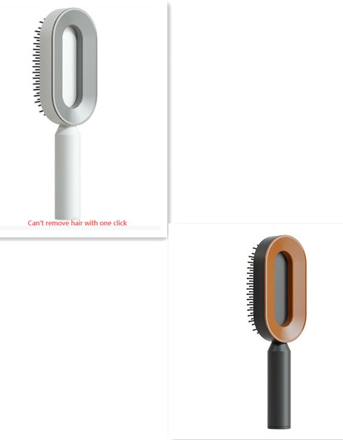 Load image into Gallery viewer, Self Cleaning Hair Brush For Women One-key Cleaning Hair Loss Airbag Massage Scalp Comb Anti-Static Hairbrush
