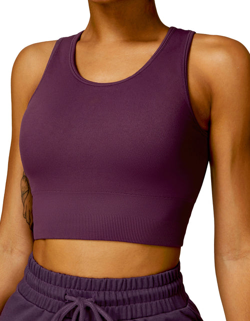 Load image into Gallery viewer, Women&#39;s Fashion Seamless Yoga Vest Running Exercise Underwear
