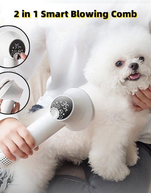 Load image into Gallery viewer, Smart Pet Hair Dryer Dog Golden Retriever Cat Grooming Hairdressing Blow &amp; Comb Silent No Harm Pet Cleaning Supplies Pet Products
