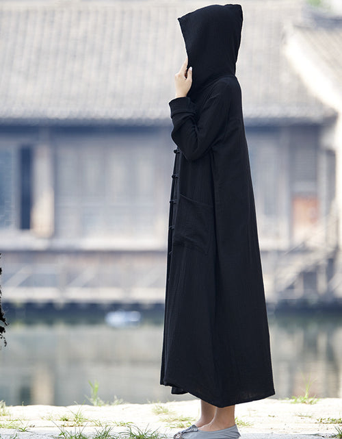 Load image into Gallery viewer, Retro Hooded National Style Cloak Robe Overcoat Coat
