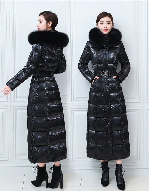 Load image into Gallery viewer, Wash-free Over-the-knee Extra Long Northeast Thickened Lengthened Winter Coat
