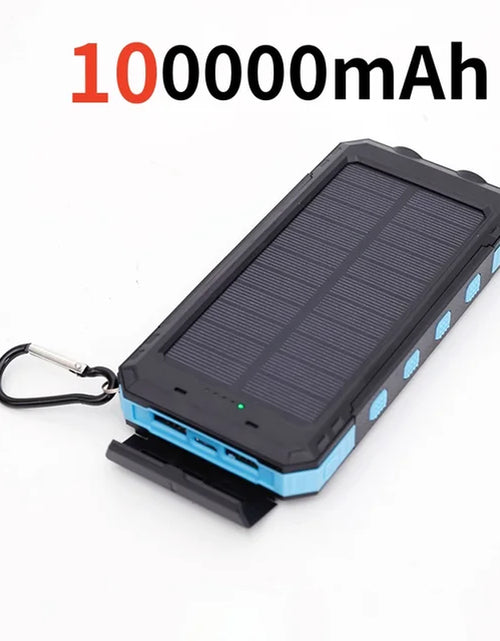 Load image into Gallery viewer, 200000Mah Solar Power Bank Outdoor Wild Fishing Camping Ultra-Large Capacity Mobile Power Portable with Compass Rapid Charging ﻿
